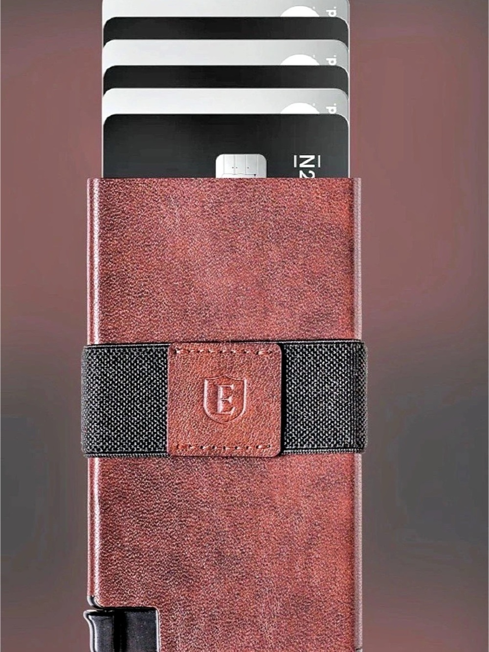 Ekster Senate Classic Brown Cardholder Brown & Black